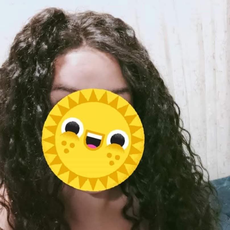 باروكة كيرلي شعر طبيعي بني شكولاته طويلة🤍